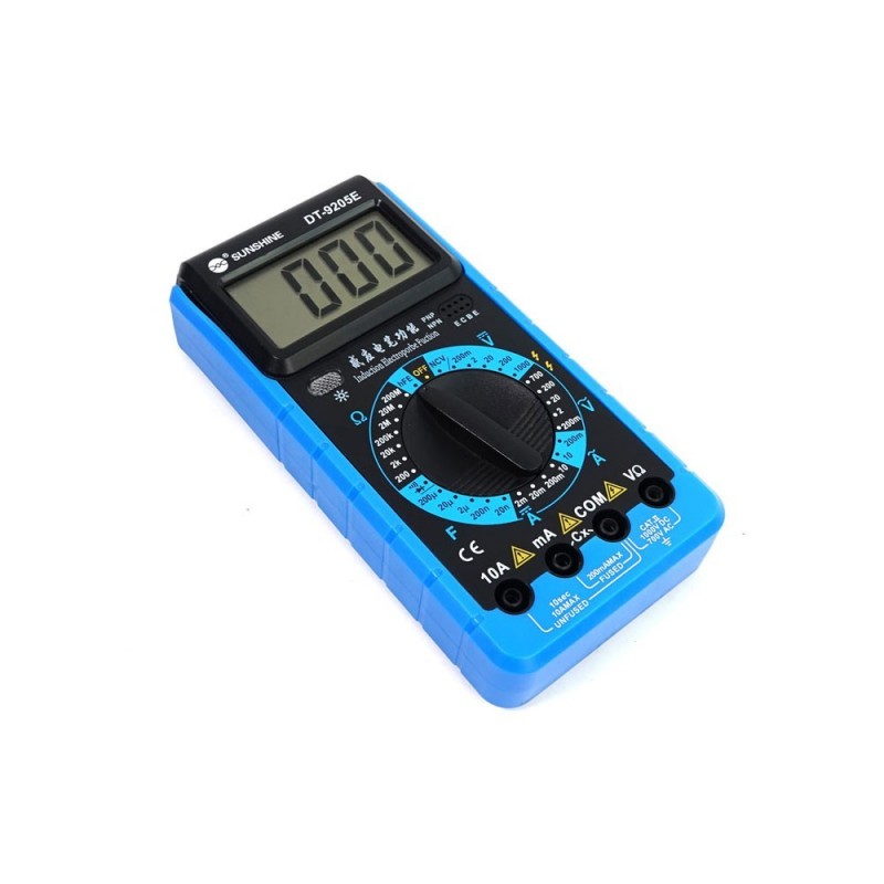 SUNSHINE DT-9205E Multimetro Digitale ad Alta Precisione