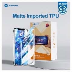 Foto di SUNSHINE SS-057E Pellicola Protettiva Idrogel Frosted Opaca Matta | 50 pcs - Sunshine