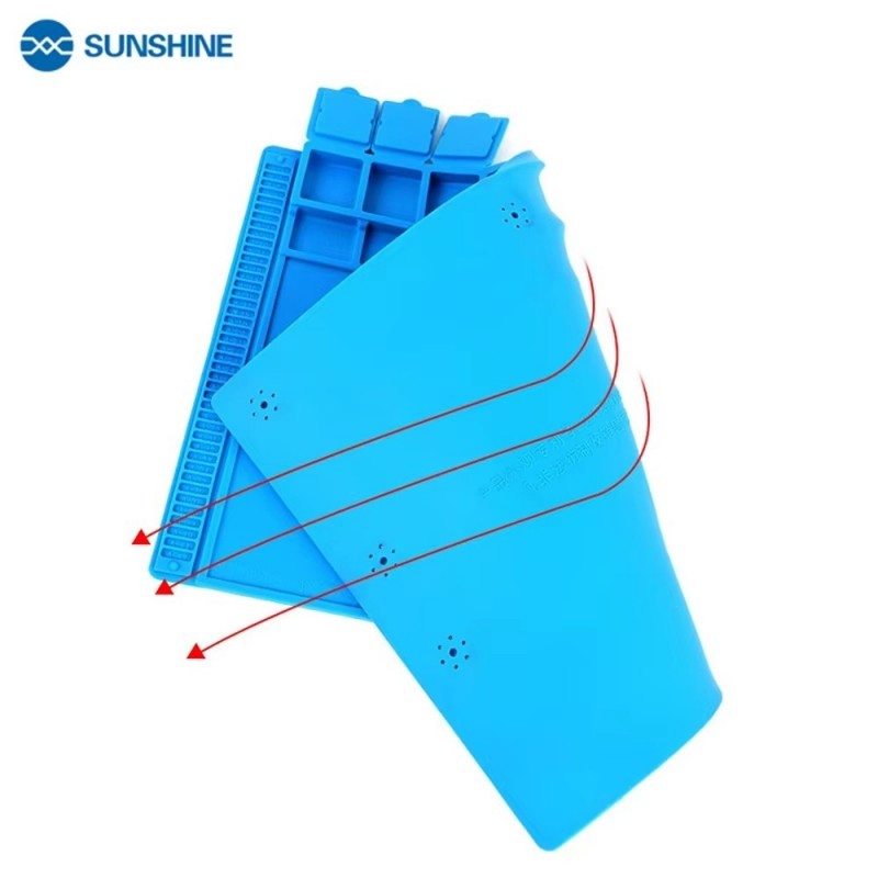 SUNSHINE S-160 Tappetino in Silicone di Manutenzione Speciale per Alte Temperature | PIANO DA LAVORO