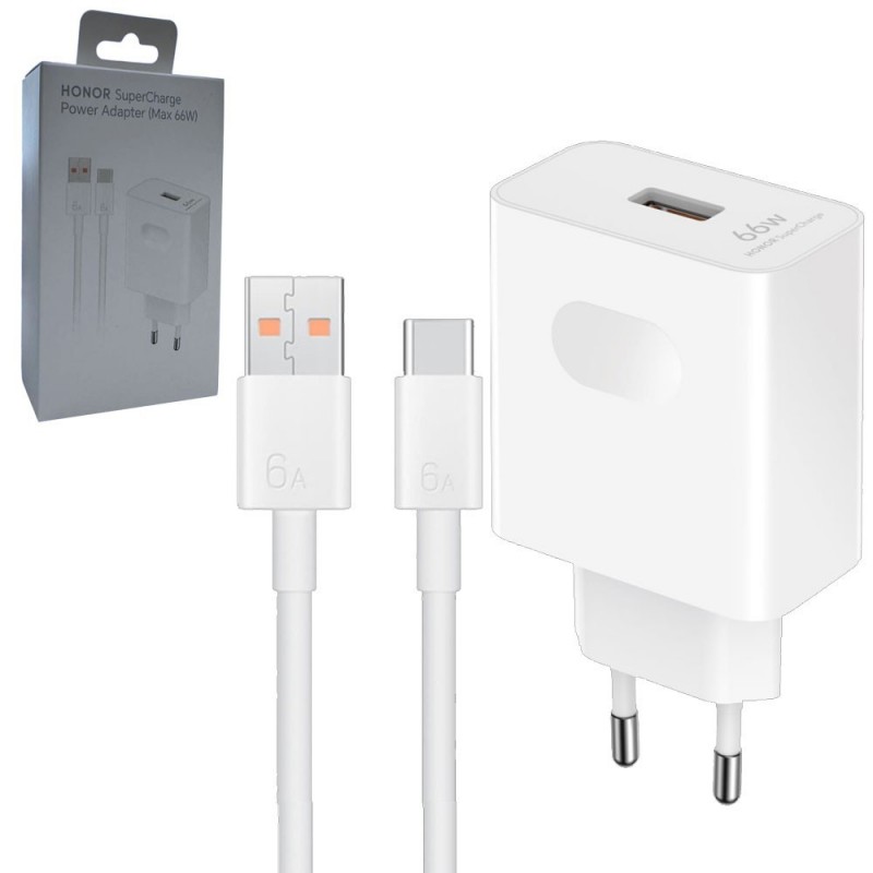 Honor 66W Charger + 6A SuperCharge Cable ORIGINAL | HN-110600E00