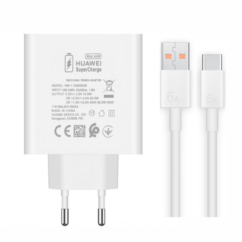 Honor 66W Charger + 6A SuperCharge Cable ORIGINAL | HN-110600E00