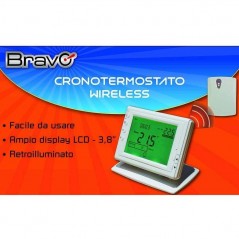 Foto di Bravo Cronotermostato Wireless Digitale Programmazione Automatica giornaliera e settimanale - BRAVO