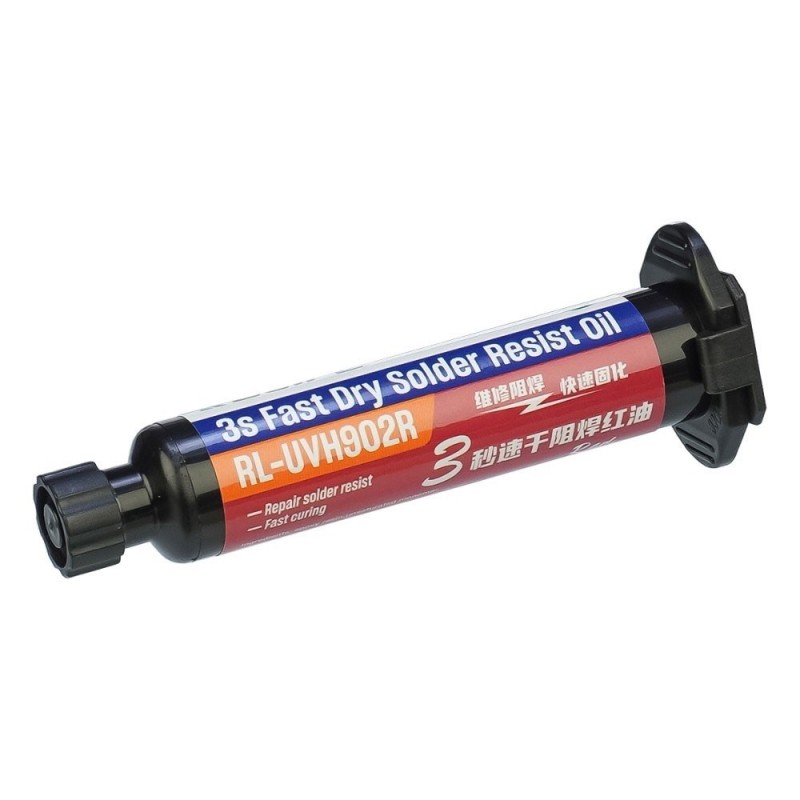 RELIFE RL-UVH902R 3S Isolante Per Saldatura circuiti a polimerarizzazione UV | Rosso