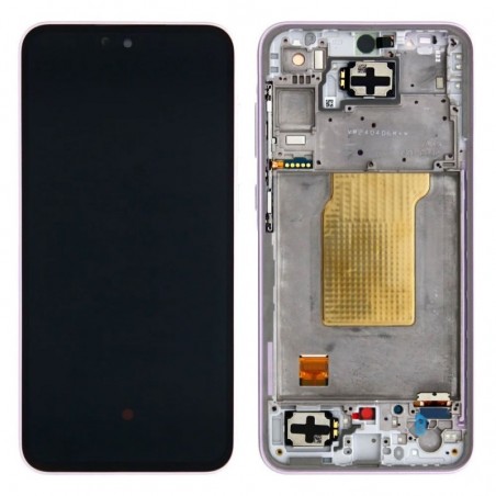 Samsung Service Pack Original LCD Display + Frame For Galaxy A35 5G 2024 A356 | Lavender Lilac