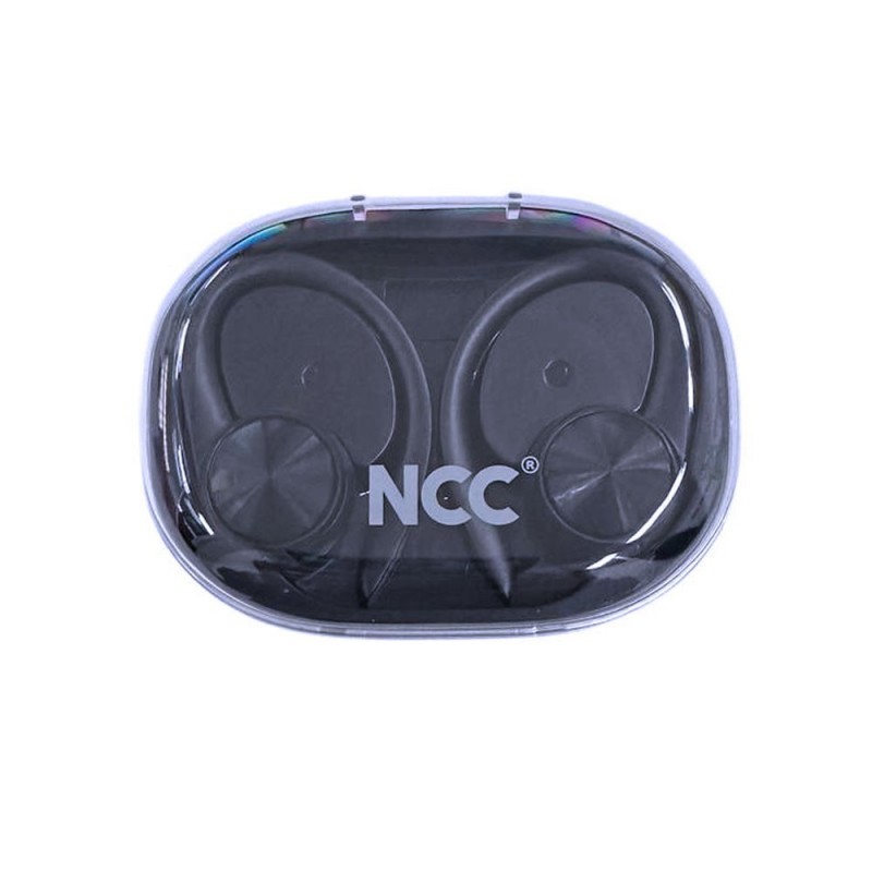 NCC Bluetooth Earphone O11 Wireless Headphones OWS LED Display Audio HIFI | Black