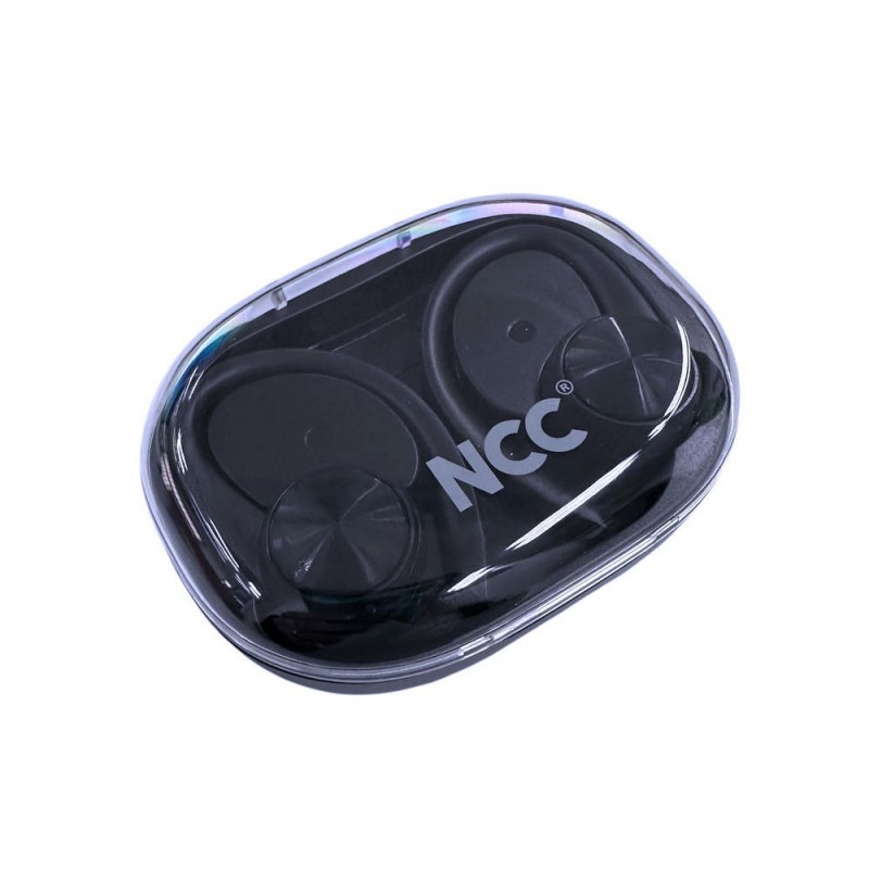 NCC Bluetooth Earphone O11 Wireless Headphones OWS LED Display Audio HIFI | Black