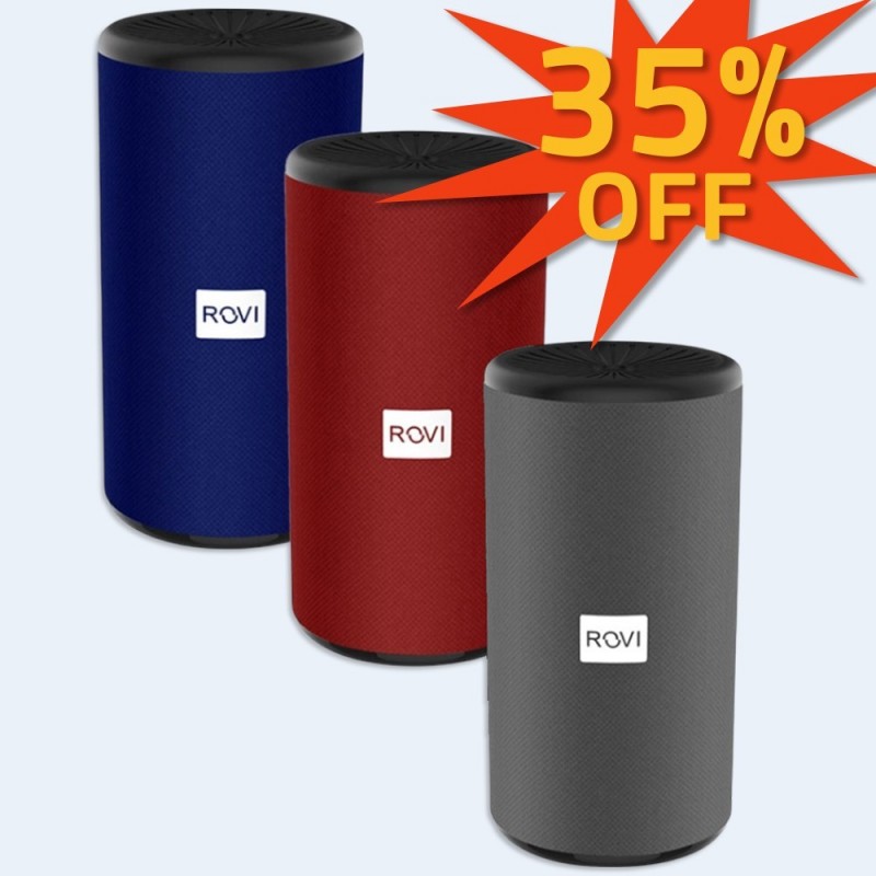 Rovi ROVI Wireless Speaker 5W RS02 Bluetooth Case With 1200mAh Battery | Silver - Blue - Red for sale