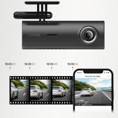 70Mai Dash Cam 1296p Per Auto Hd Wifi Auto WDR Visione Nottura | M300