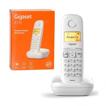 Product image Siemens Gigaset Cordless Phone A170 ECO Mode Plus Zero Radiation | White