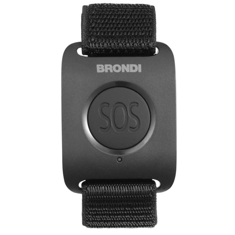 Brondi AMICO SICURO PLUS + Dual Sim Cell Phone with 1.3MP Camera and LED Flash | Black Metal