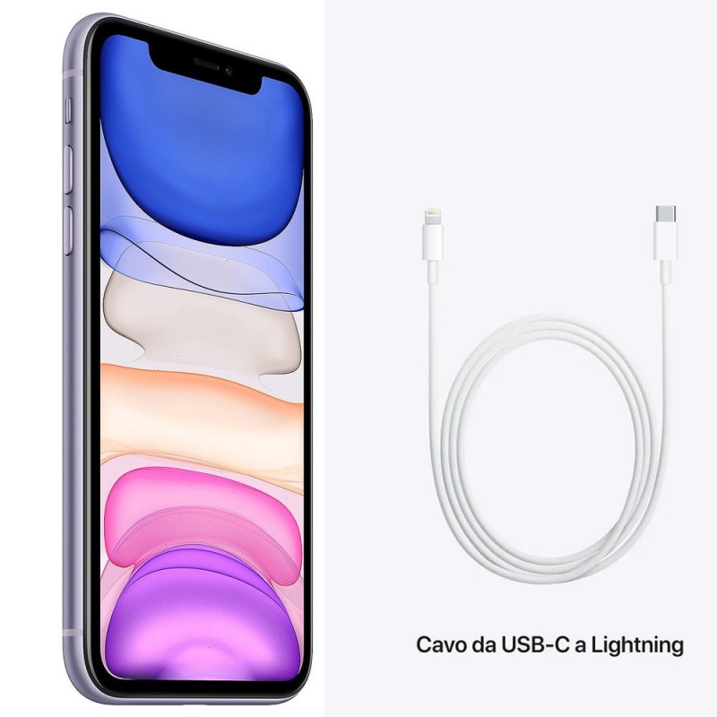 IPHONE 11 64 GB PURPLE - PRE OWNED GRADE A/A+ (SCATOLA + CAVO LIGHTNING USB-C) - 12 MESI DI GARANZIA IPHONE 11 64 GB PURPLE - PRE OWNED GRADE A/A+ (SCATOLA + CAVO LIGHTNING USB-C) - 12 MESI DI GARANZIA