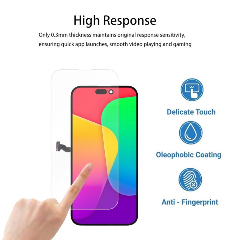 NCC 2.5D High Definition Tempered Glass Screen Protector for Apple iPhone 16 Pro Max / iPhone 17 Pro Max
