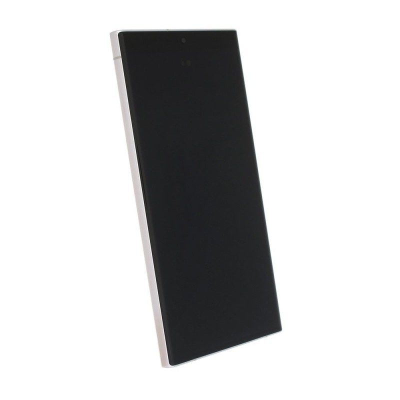 Samsung Service Pack Original LCD Display + Frame For Galaxy S23 Ultra 5G S918 | Cream / Beige
