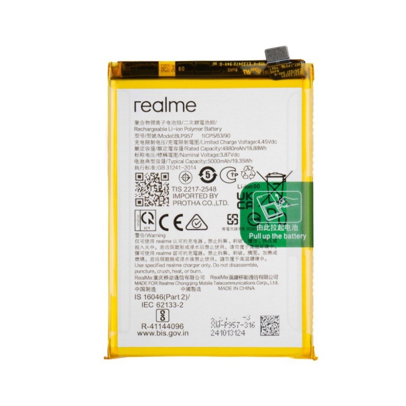 Realme 10 Original Battery Service Pack BLP957 | RMX3630