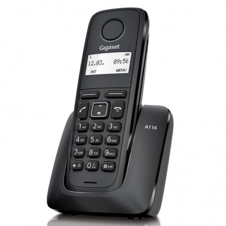 Gigaset A116 DECT Cordless Phone - 50 Phonebook Entries | Black