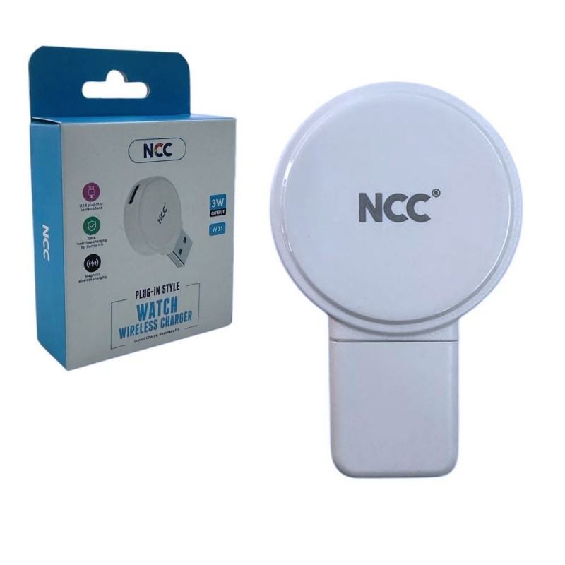 NCC 3W Magnetic Wireless Charger for Watch | White W01