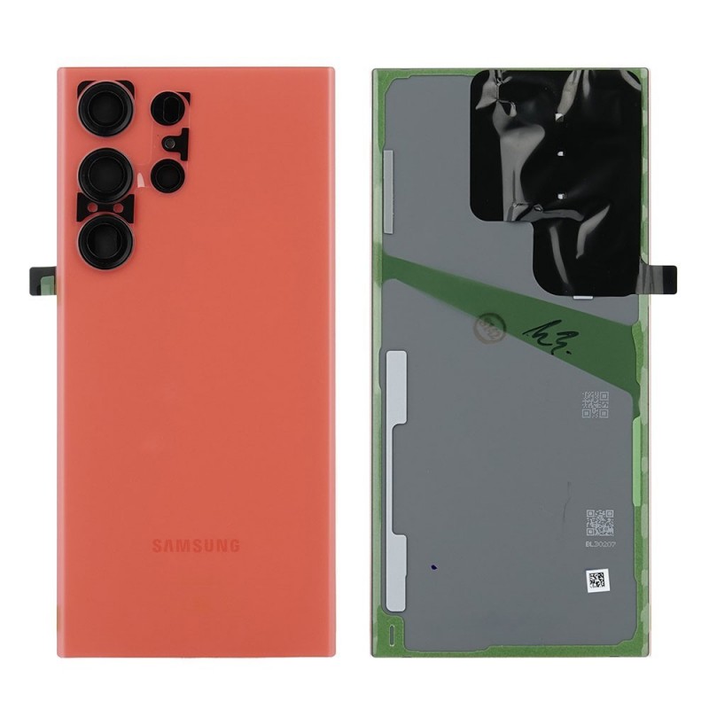 Samsung Back Cover Originale Service Pack per Galaxy S23 Ultra SM-S918B Red - Rosso 