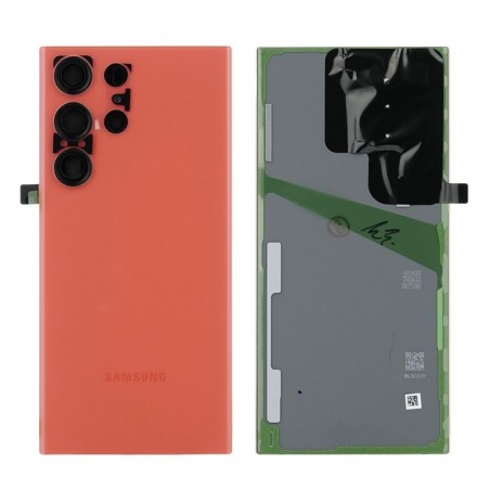 Samsung Back Cover Originale Service Pack per Galaxy S23 Ultra SM-S918B Red - Rosso 