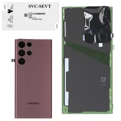 Acquista Samsung Back Cover Originale Service Pack per Galaxy S22 Ultra S908B | Burgundy in vendita
