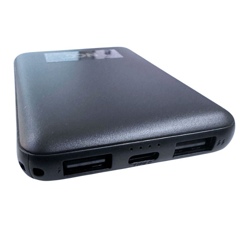NCC Power Bank 5000mAh Mini Caricabatterie Portatile Compatto | Nero BP02