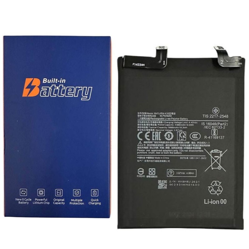 Batteria Compatibile BM5J per Xiaomi 12T / 12T PRO / Redmi K50 Ultra 