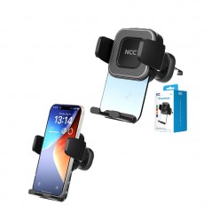 Buy NCC Supporto da Auto CH14 Universale con Clip Per Bocchetta d'areazione | Black and Transparent online