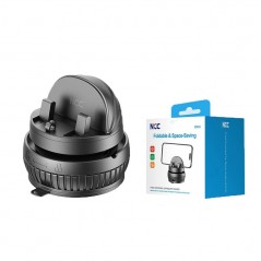 Acquista NCC Supporto da Auto CH16 Universale Fisso da Cruscotto e Bocchette d'areazione | Nero su Smartness