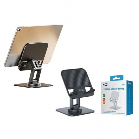 Acquista NCC Supporto da Tavolo CH17 Regolabile e Pieghevole per Smartphone & Tablet in Metallo | Bianco su Smartness