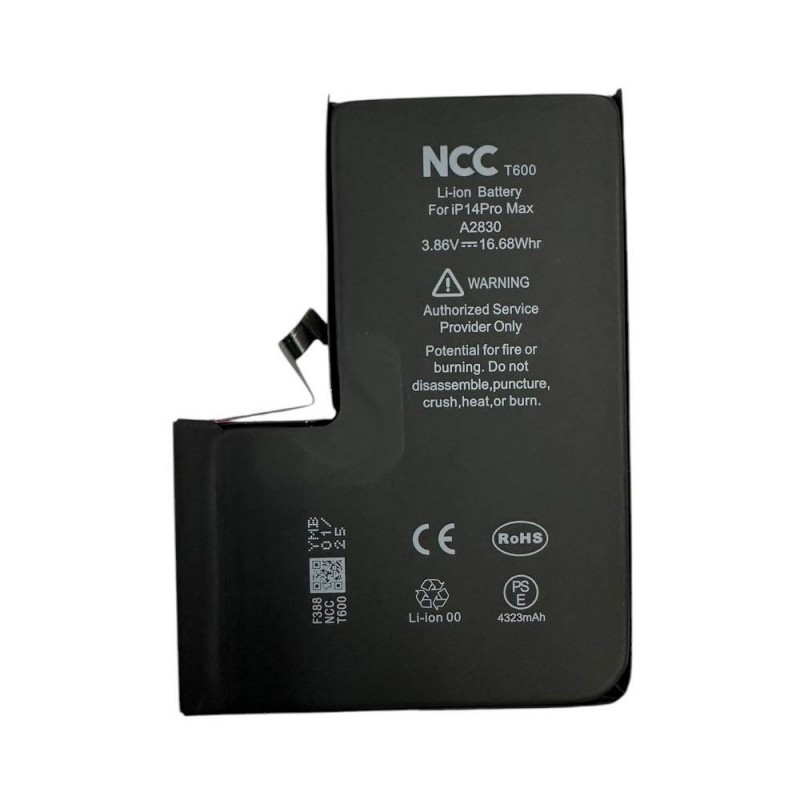 NCC T600 Compatible Battery for Apple iPhone 14 Pro Max | TI Chip
