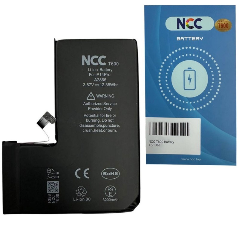 NCC T600 Compatible Battery for Apple iPhone 14 Pro | TI Chip