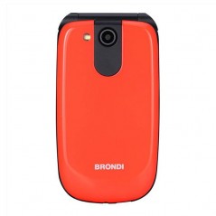 Scopri BRONDI RAPTOR Telefono Cellulare Flip Ampio Display Accesso Rapido Dual Sim | Arancio in dettaglio