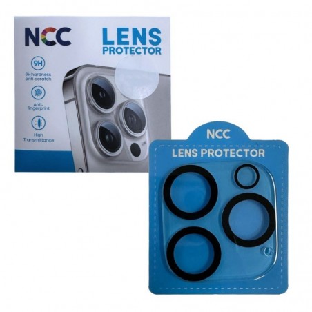 Foto di NCC Vetro Fotocamera Posteriore SLIM | LENS PROTECTOR Per Apple iPhone 15 PRO / 15 PRO MAX | 10 PEZZI - NCC
