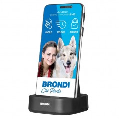 Discover BRONDI Amico Smartphone S+B Display 5.7" Dual SIM Tasto SOS | Nero details