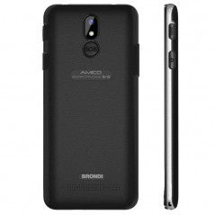BRONDI Amico Smartphone S+B Display 5.7" Dual SIM Tasto SOS | Nero