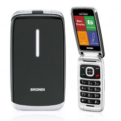 Buy BRONDI Contender Telefono Cellulare per Anziani Display 3" Dual SIM | Nero online