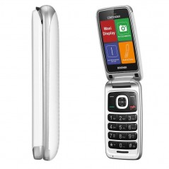 Foto di BRONDI Contender Telefono Cellulare per Anziani Display 3" Dual SIM | Bianco - Brondi