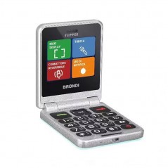 Product image Brondi Flipper Telefono Cellulare a Conchiglia Dual Sim + Fotocamera |