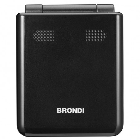 Brondi Flipper Dual Sim Clamshell Cell Phone with Camera | Black