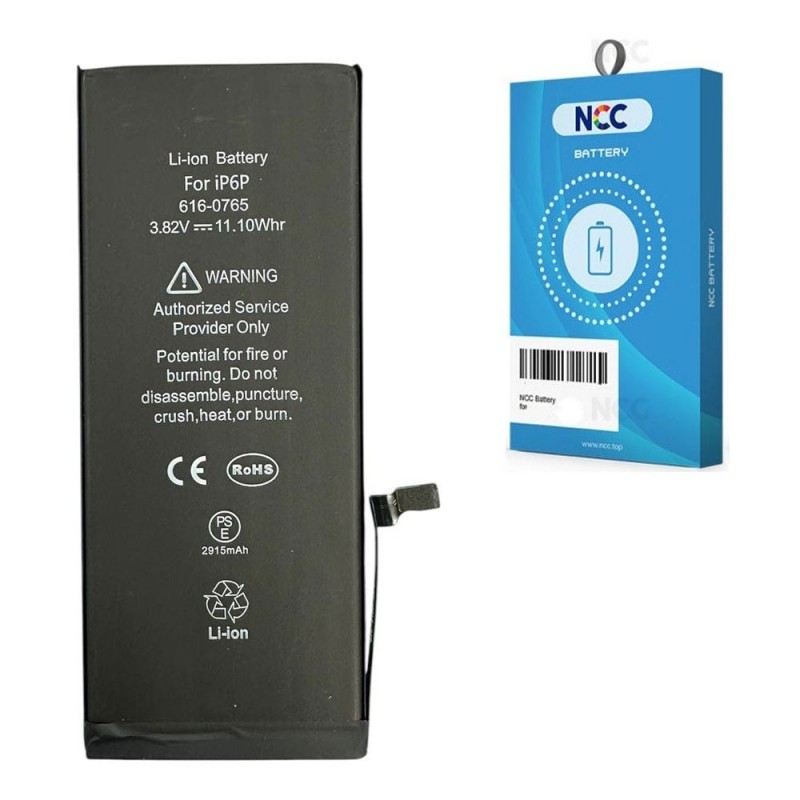 NCC Batteria Compatibile per Apple iPhone 6 Plus A1522 A1524 A1593 | ZY Taiwan Chip - 2915mAh