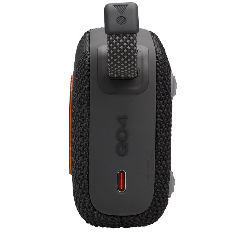 JBL GO 4 Speaker Bluetooth Cassa Portatile Waterproof e Dustproof IP67 | Nero