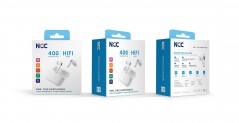 NCC Auricolare Bluetooth S66 Cuffie True Wireless USB-C Audio HIFI | White