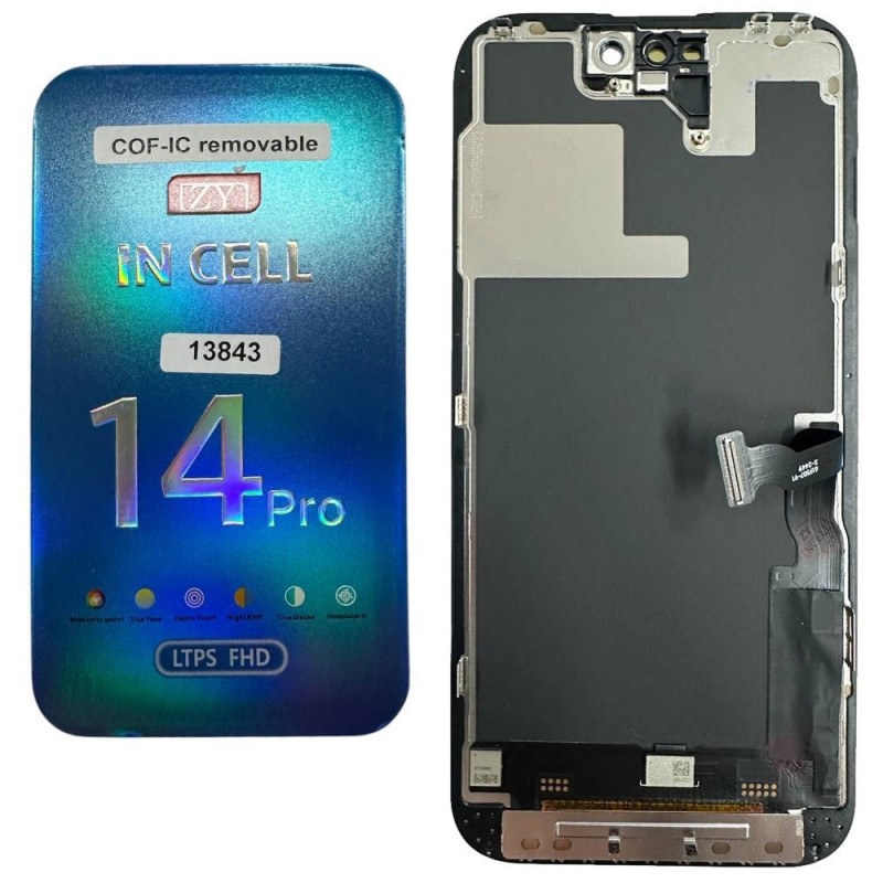 ZY INCELL LCD Display FHD LTPS COF 1:1 For Apple iPhone 14 PRO | INTERCHANGEABLE IC