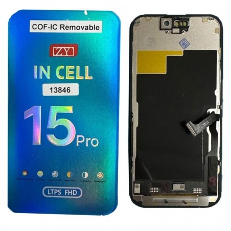 Immagine prodotto Display LCD ZY INCELL FHD LTPS COF 1:1 Per Apple iPhone 15 PRO | IC INTERCAMBIABILE