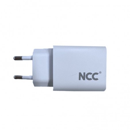 NCC Mains Charger 20W USB-C Fireproof Fast Charger Power Delivery | White C15