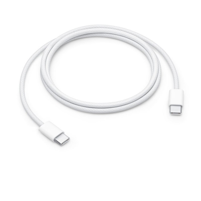 NCC D117CC 60W Woven USB-C to USB-C Charging Cable | 2 Meters, White