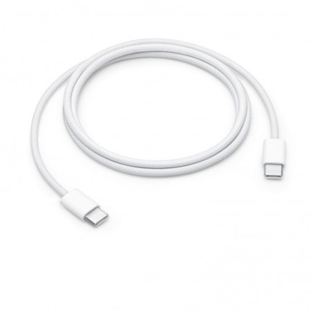 NCC Cavo di Ricarica da USB-C a USB-C 60W Woven in Tessuto D117CC | 2 Metri Bianco