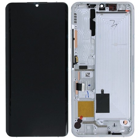 Xiaomi Xiaomi SERVICE PACK Display LCD ORIGINALE + Frame Per Mi Note 10 / Mi Note 10 Pro | Bianco for sale