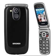 Brondi Amico Leale Cellulare Senior DualSim GSM | Nero
