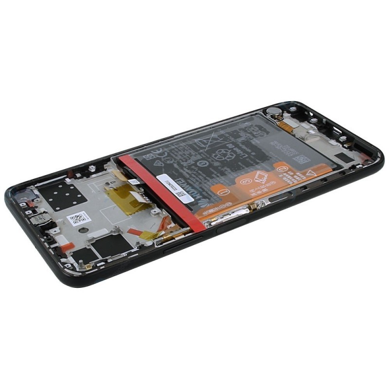 Huawei Service Pack Original LCD Display + Frame and Battery P40 Lite 5G 2020 | Midnight Black