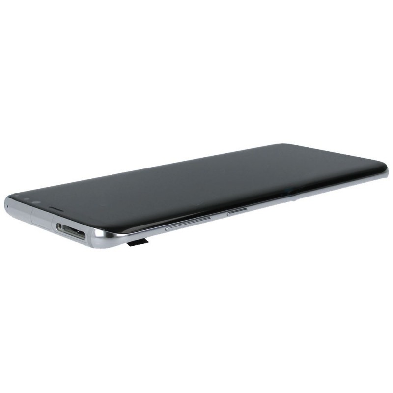 Samsung SERVICE PACK Display LCD ORIGINALE + Frame Per Galaxy G955 S8+ Plus 2017 | Silver